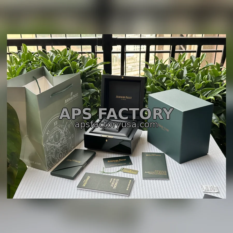 Audemars Piguet box set with travel case, papers and bag